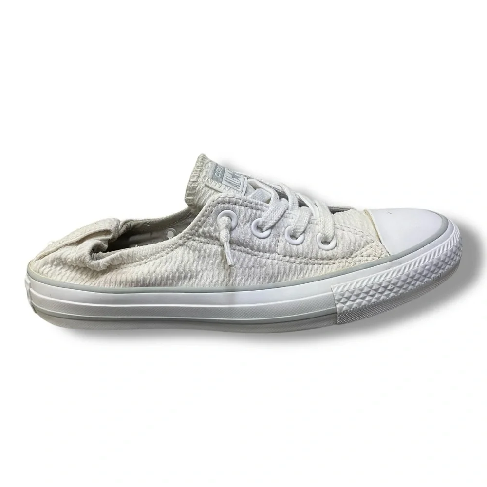 👟 Converse All Star White Slip-On Sneakers Women’s 7 - Picture 3 of 8